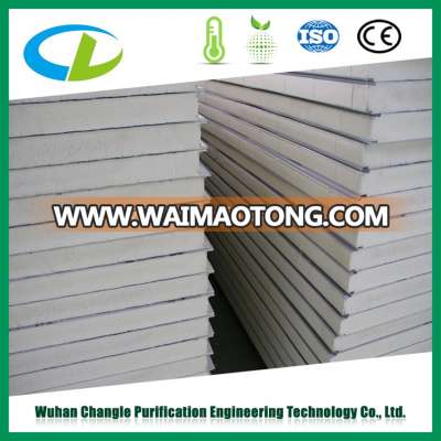 Widely used PU /polyurethane sandwich wall and roof panel