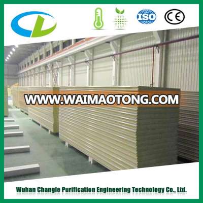 Polyurethane cold storage room warehouse PU sandwich panel