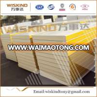 50-150mm thickness fireproof polyurethane sandwich panel for Steel Structure